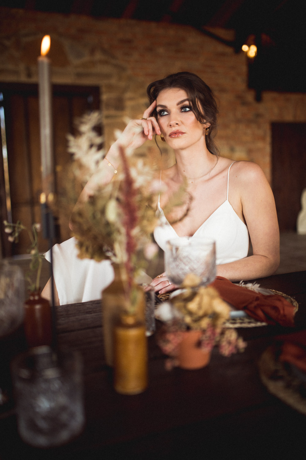 Dried Flower Wedding Ideas Dan Lambourne Photography