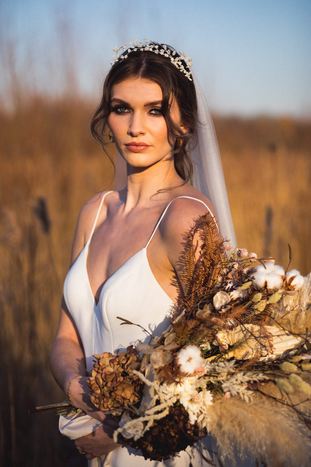Dried Flower Wedding Ideas Dan Lambourne Photography