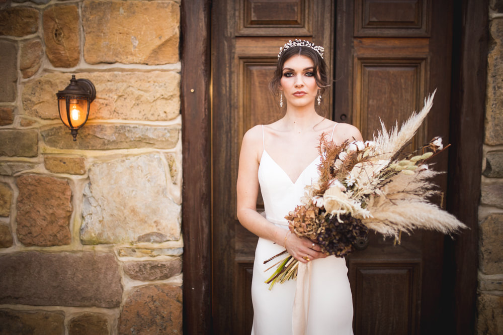 Dried Flower Wedding Ideas Dan Lambourne Photography