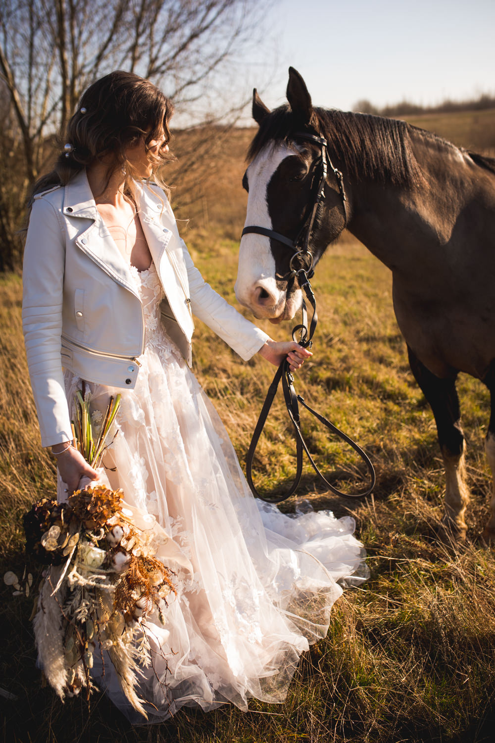 Dried Flower Wedding Ideas Dan Lambourne Photography