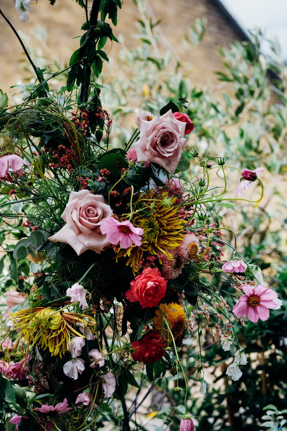 Flower Arrangement Floral East London Wedding Marianne Chua Photography
