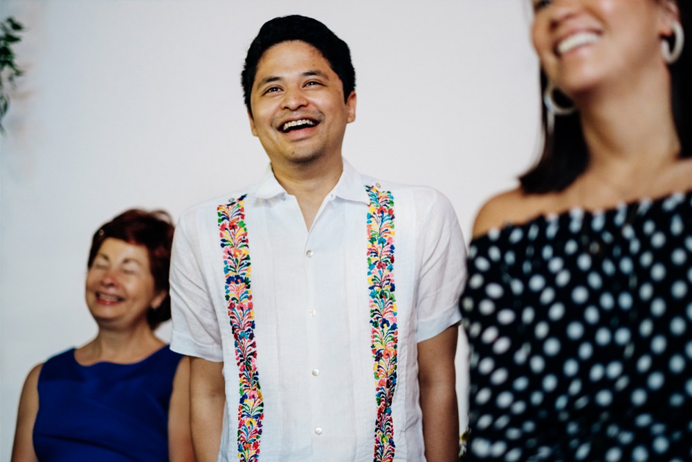 Groom Guayabera Outfit Attire East London Wedding Marianne Chua Photography