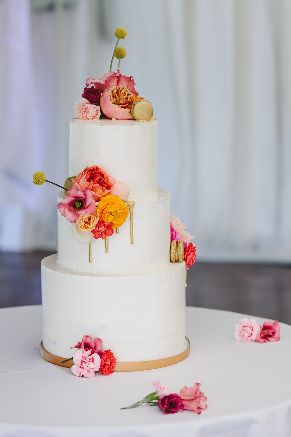 Iced Cake Flowers Floral Fruit Glynde Place Wedding Sarah London Photography