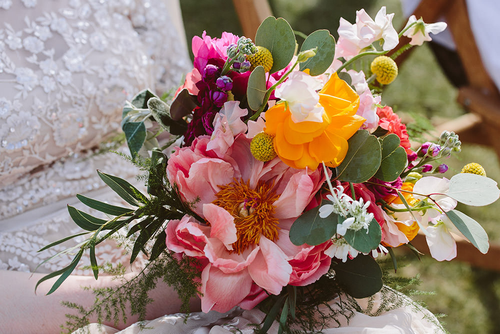 Bouquet Flowers Bride Bridal Peony Greenery Glynde Place Wedding Sarah London Photography