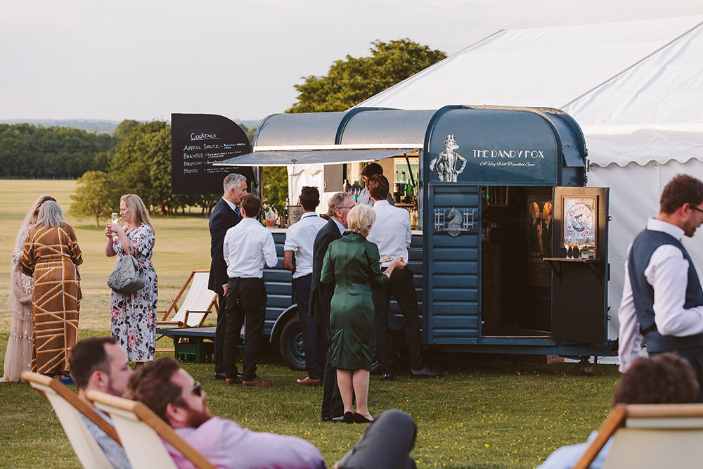 Horsebox Bar Glynde Place Wedding Sarah London Photography
