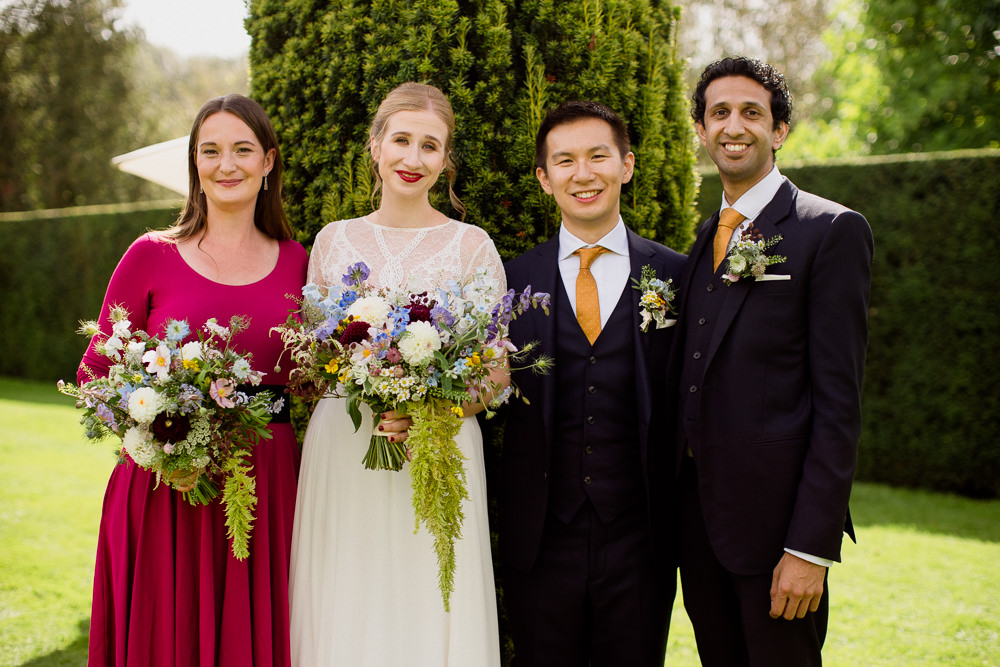 Bridesmaid Bridesmaid Dress Dresses Raspberry Holford Estate Wedding Voyteck Photography