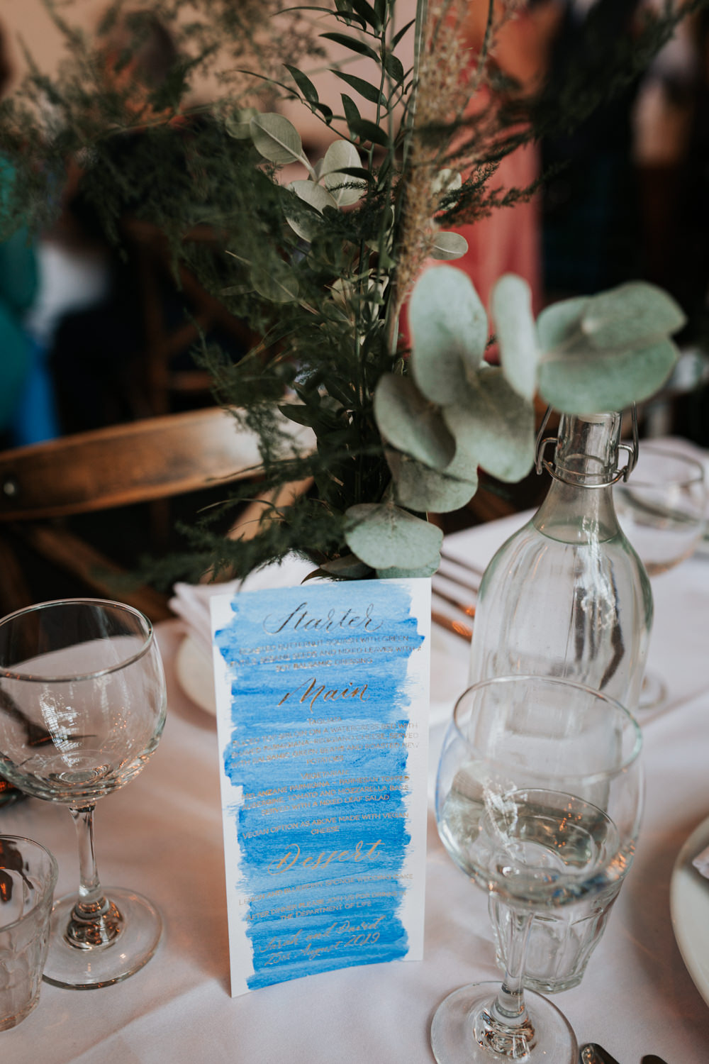 Watercolour Stationery Table Indie City Wedding Kate Gray Photography