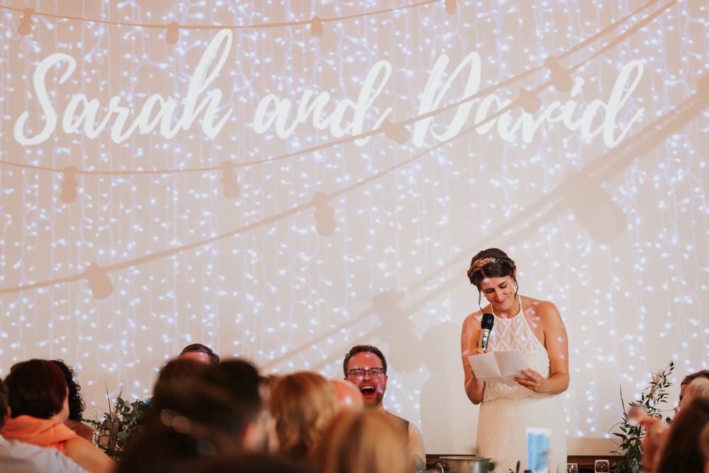 Backdrop Top Table Indie City Wedding Kate Gray Photography