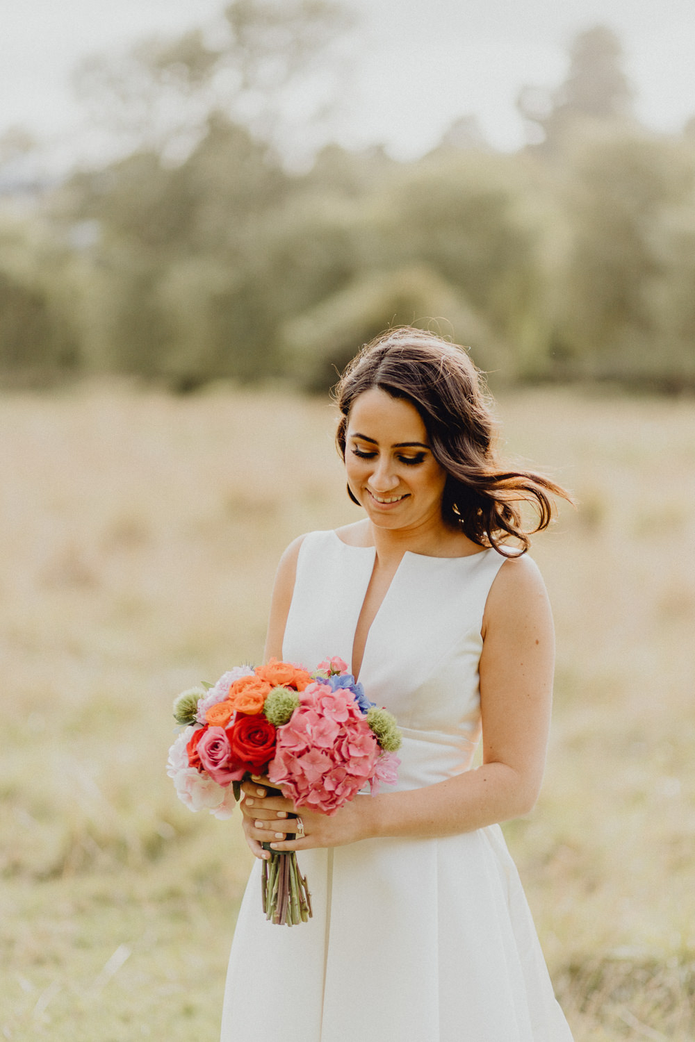 Bride Bridal Hair Make Up Intimate Pub Wedding Heather Sham Photography