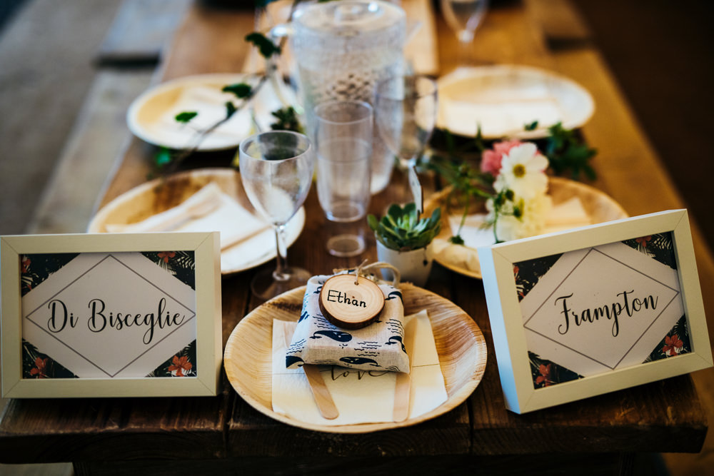 Table Names Lila’s Wood Wedding Two-D Photography