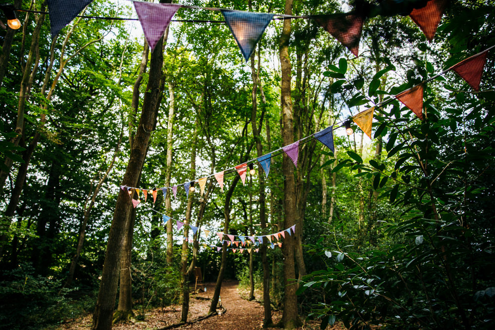 Bunting Lila’s Wood Wedding Two-D Photography
