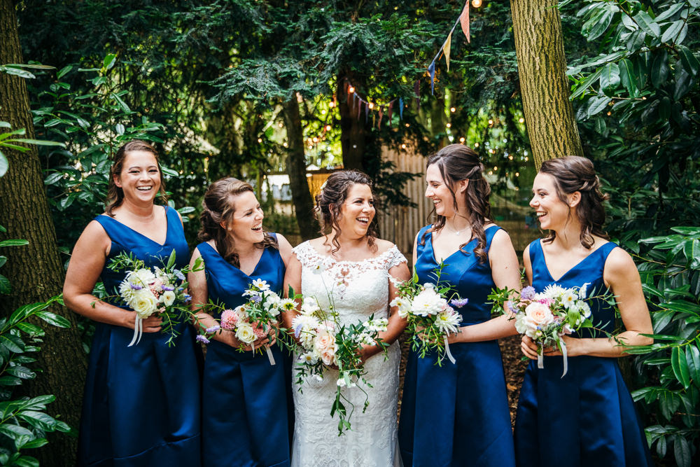 Bridesmaids Bridesmaid Dress Dresses Blue Lila’s Wood Wedding Two-D Photography
