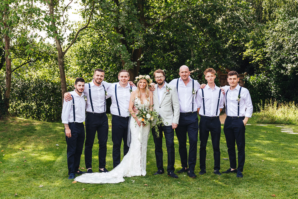 Groomsmen Braces Chinos Millbridge Court Wedding Kirsty Mackenzie Photography