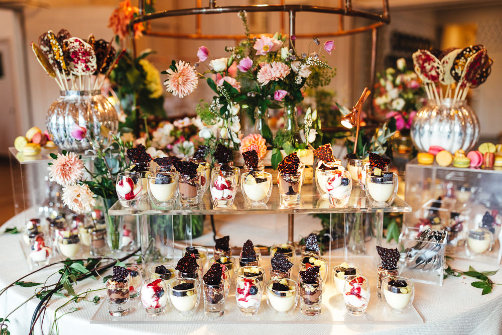 Food Catering Table Dessert Grazing Millbridge Court Wedding Kirsty Mackenzie Photography