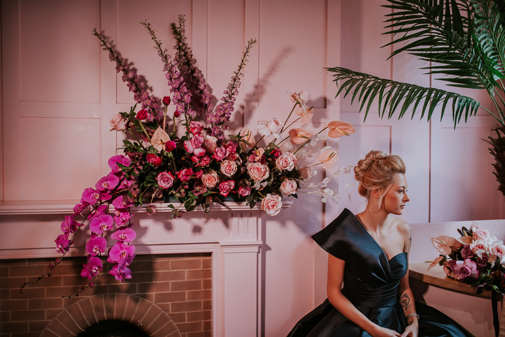 Modern Pink Wedding Ideas Aurora Grey Photography