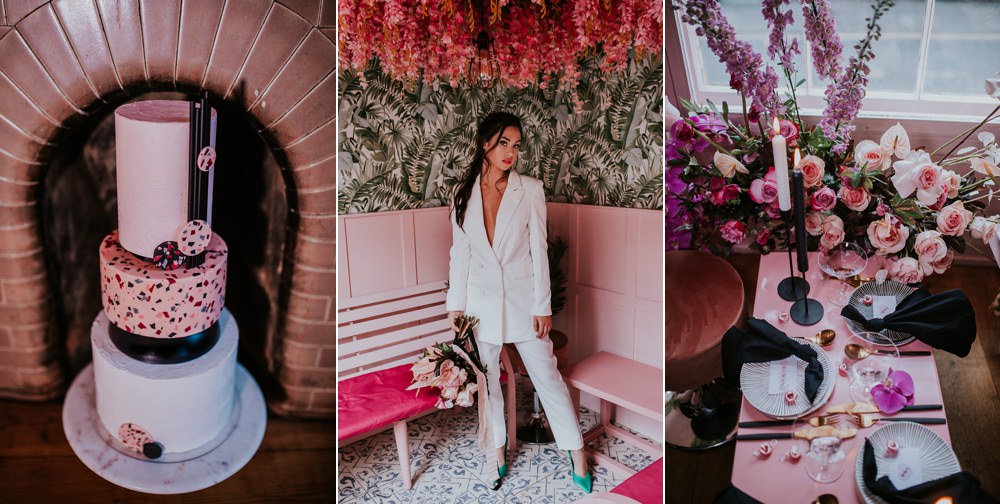 Modern Pink Wedding Ideas Aurora Grey Photography