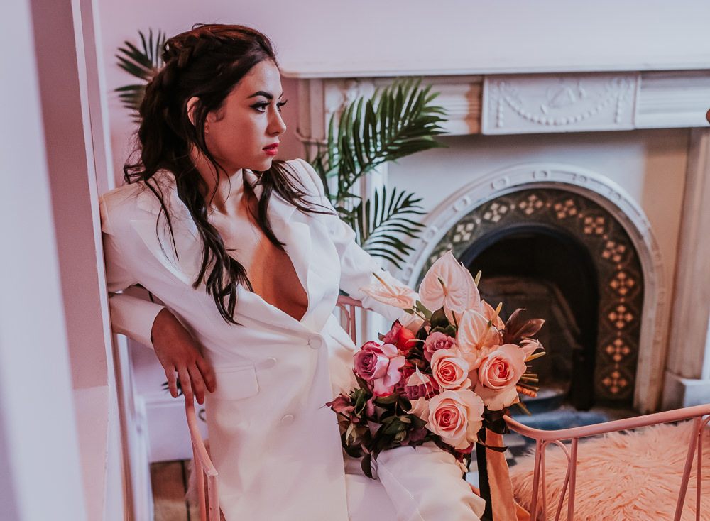 Modern Pink Wedding Ideas Aurora Grey Photography