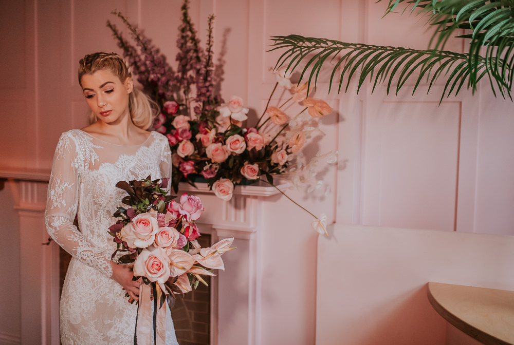 Modern Pink Wedding Ideas Aurora Grey Photography