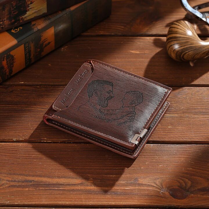 Personalised Wallet Father Wedding Gift