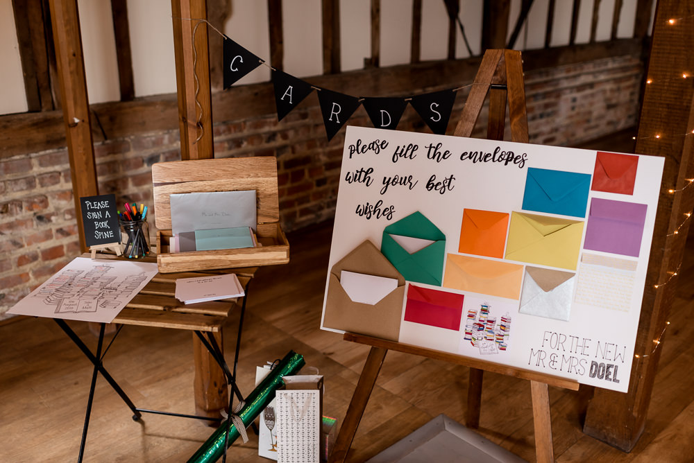 Envelope Guest Book Bonhams Barn Wedding Will Patrick Photography