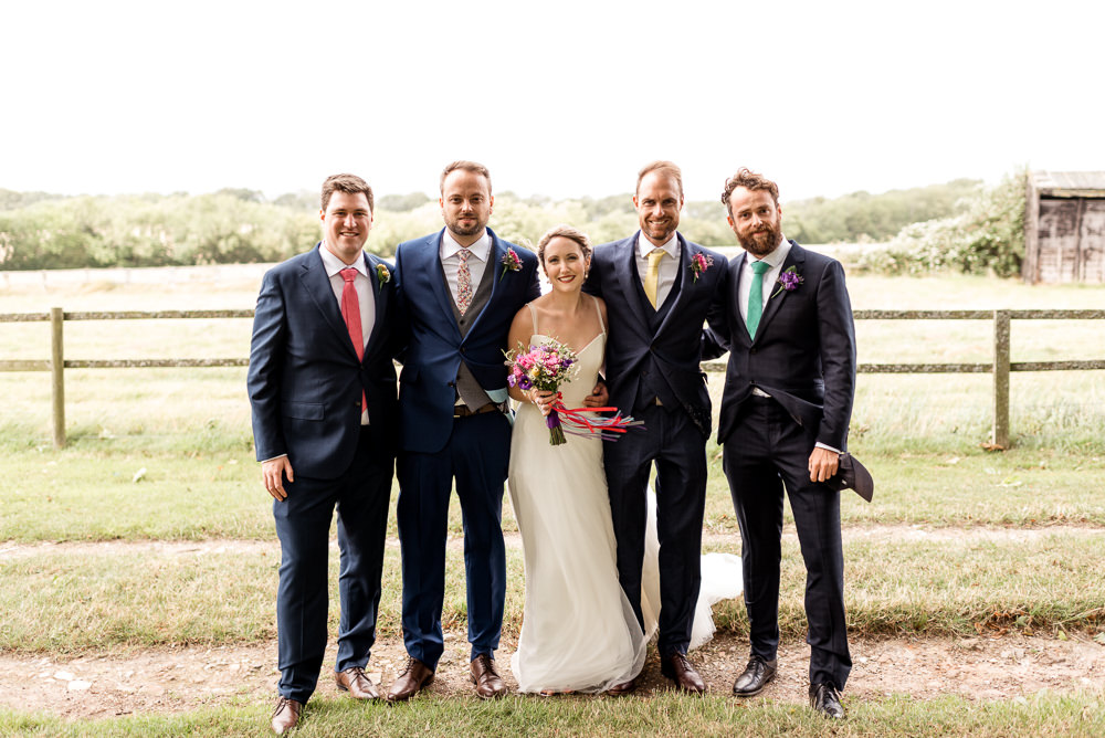 Groom Suit Blue Paint Splatter Tie Groomsmen Bonhams Barn Wedding Will Patrick Photography