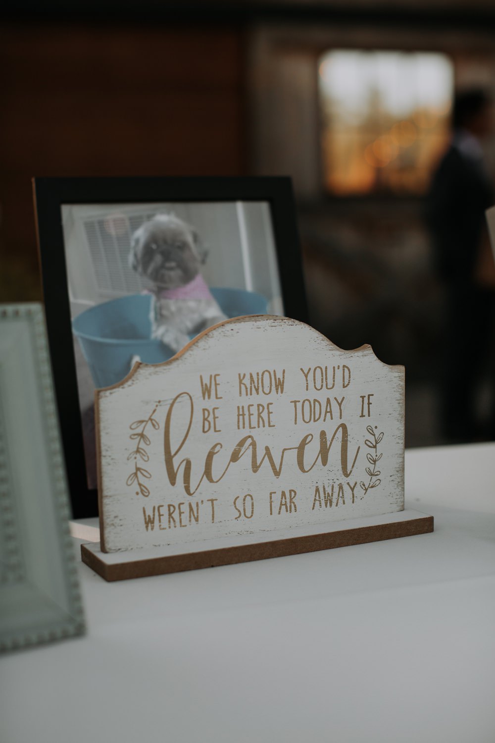 Memory Table Remember Lost Loved Ones Cedar Creek Ranch Wedding Dani Nicole Photography
