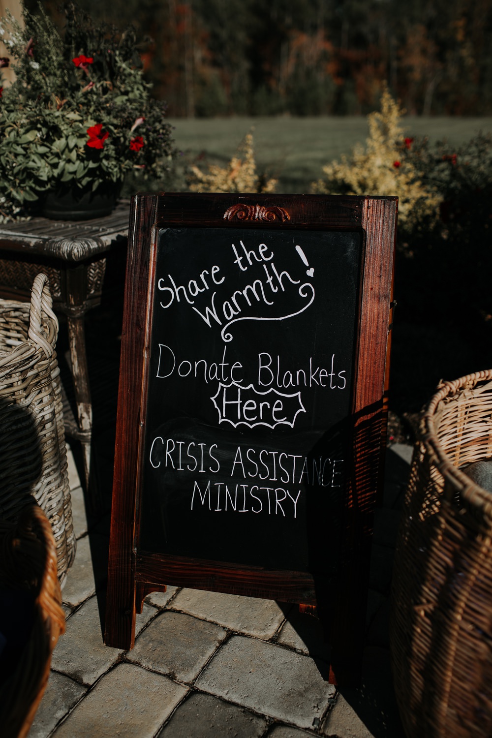 Blanket Sign Cedar Creek Ranch Wedding Dani Nicole Photography