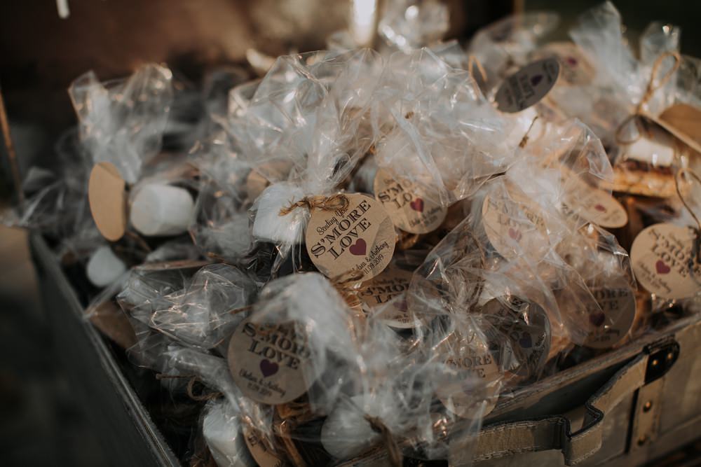 Favours Suitcase Sweets Cedar Creek Ranch Wedding Dani Nicole Photography