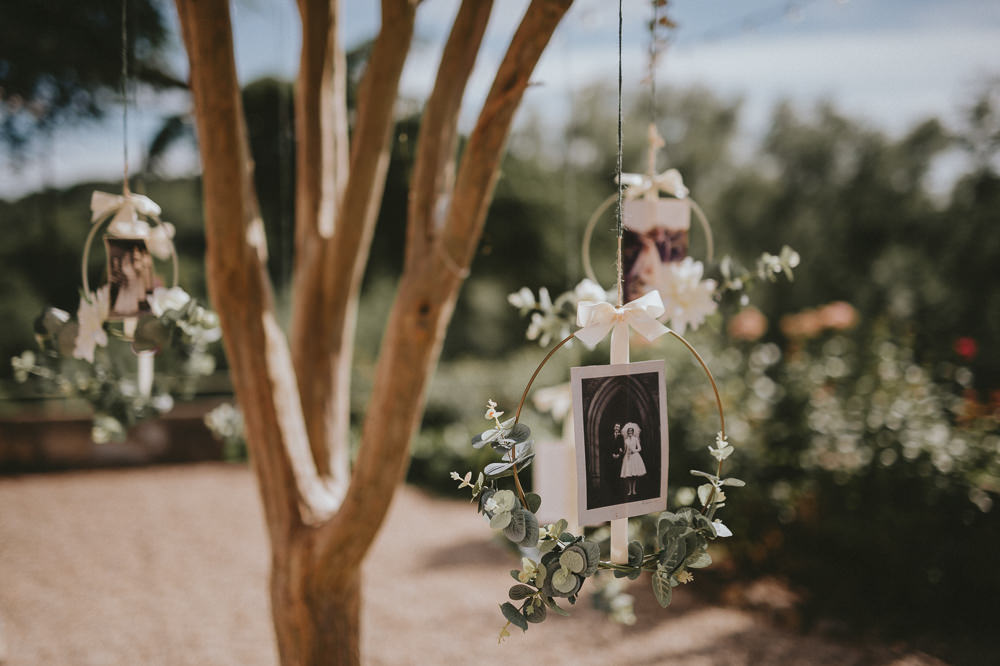 Hanging Flowers Decor Chateau Lagorce Wedding Flawless Photography