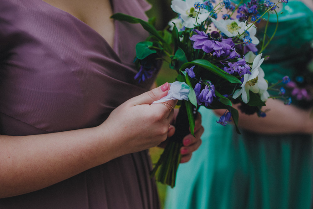 Bridesmaid Bouquet Flowers Comrie Croft Wedding John Elphinstone Stirling