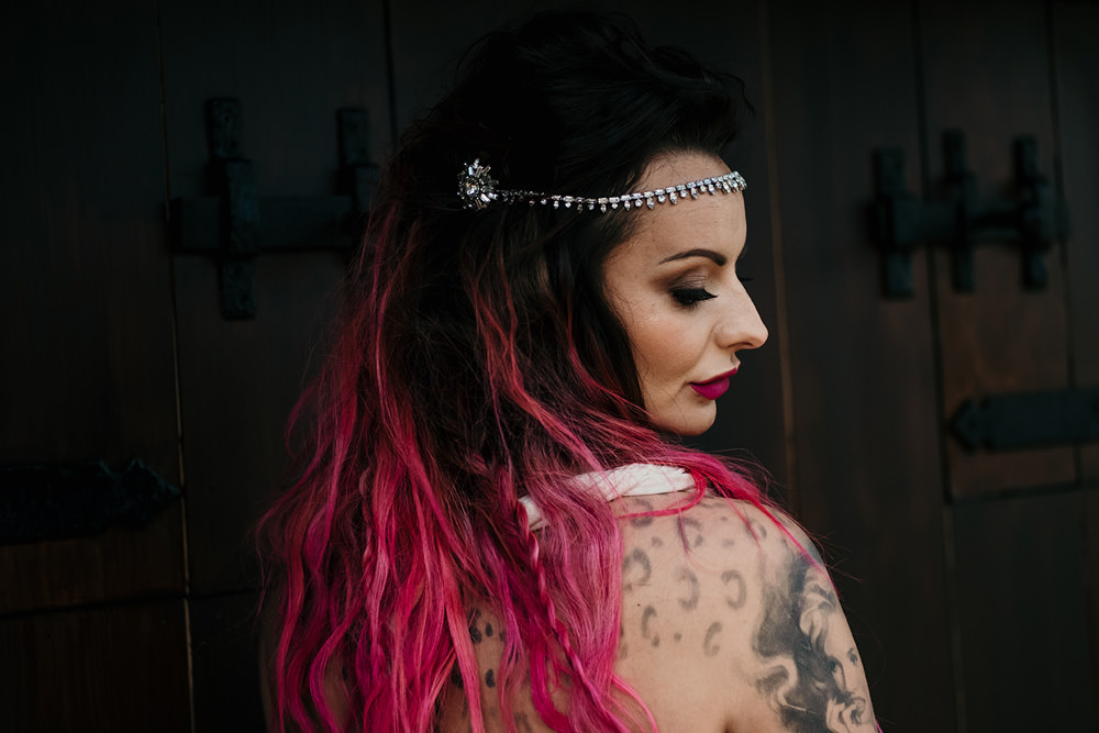 Bride Bridal Hair Accessory Cool Wedding Ideas Claire McClean Photography