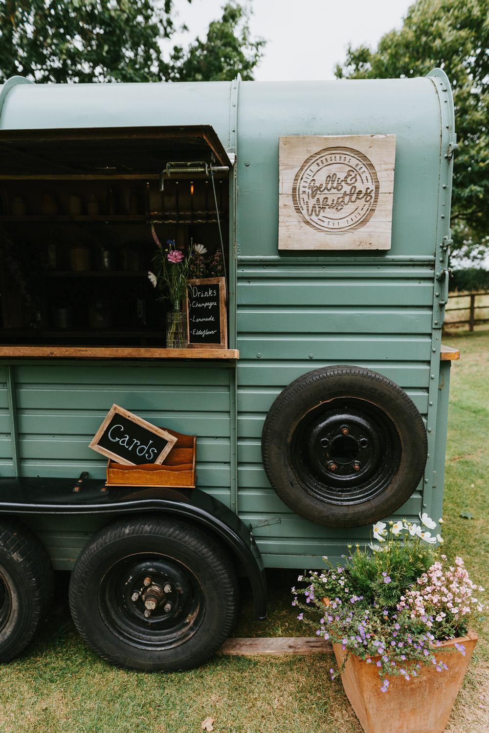 Horsebox Bar Drinks Truck Country Festival Wedding Jonny Gouldstone Photography