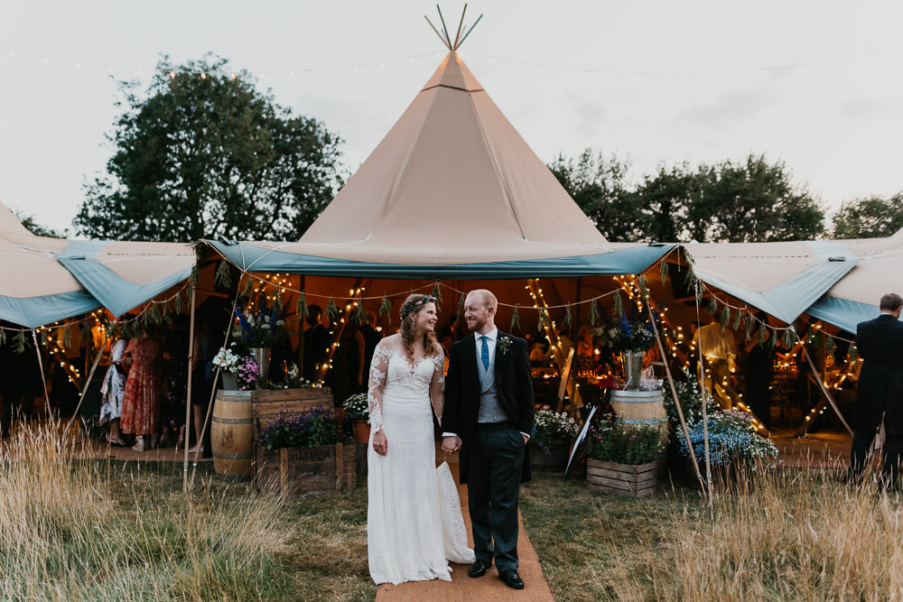 Tipi Reception Country Festival Wedding Jonny Gouldstone Photography