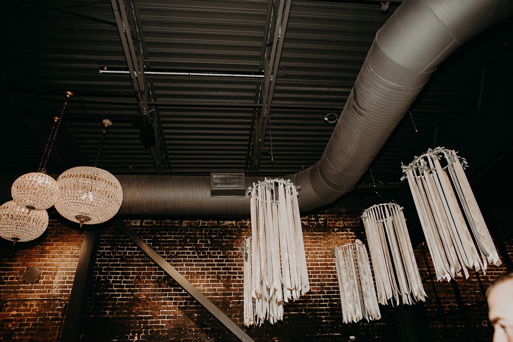 Hanging Hoops Decor Ribbons Earth Tone Wedding Aline Marin Photography