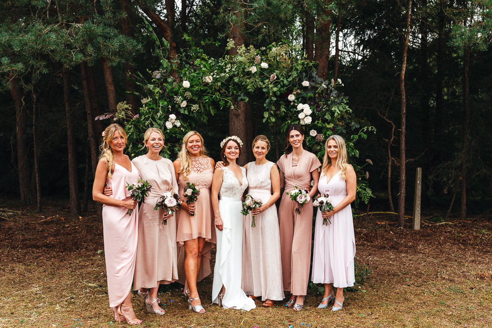 Bridesmaids Bridesmaid Dress Dresses Blush Festival Party Wedding Kirsty Mackenzie Photography