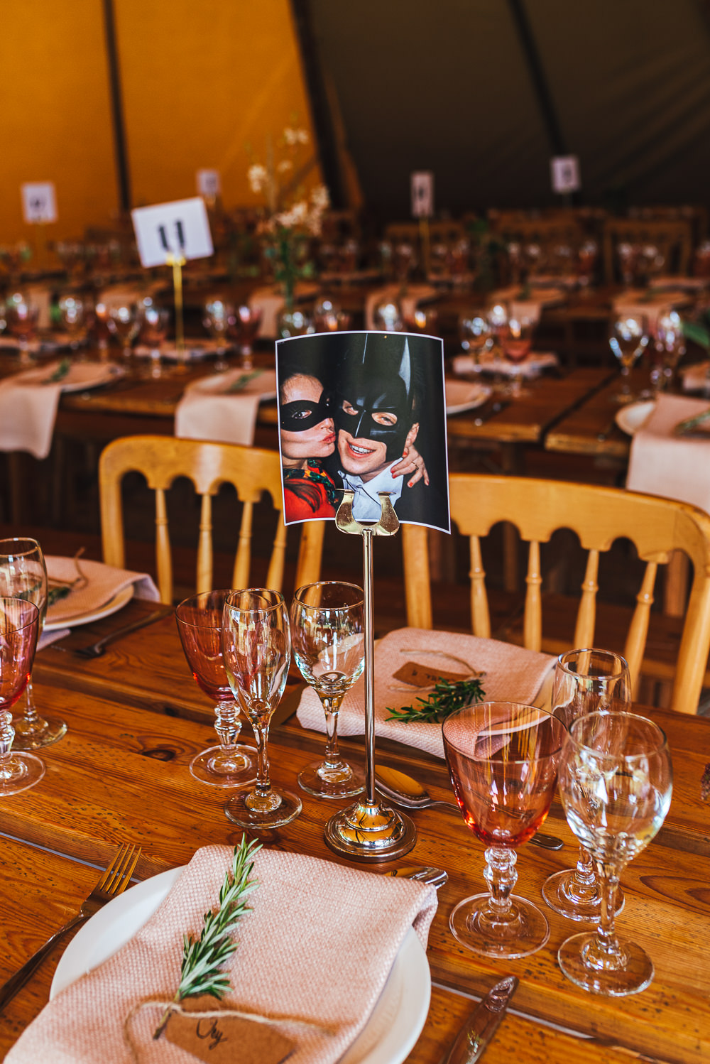 Table Number Festival Party Wedding Kirsty Mackenzie Photography