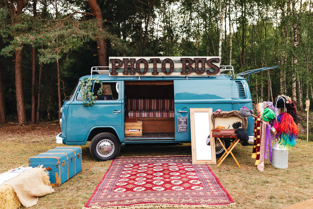 Photo Booth Bus Van Camper Festival Party Wedding Kirsty Mackenzie Photography