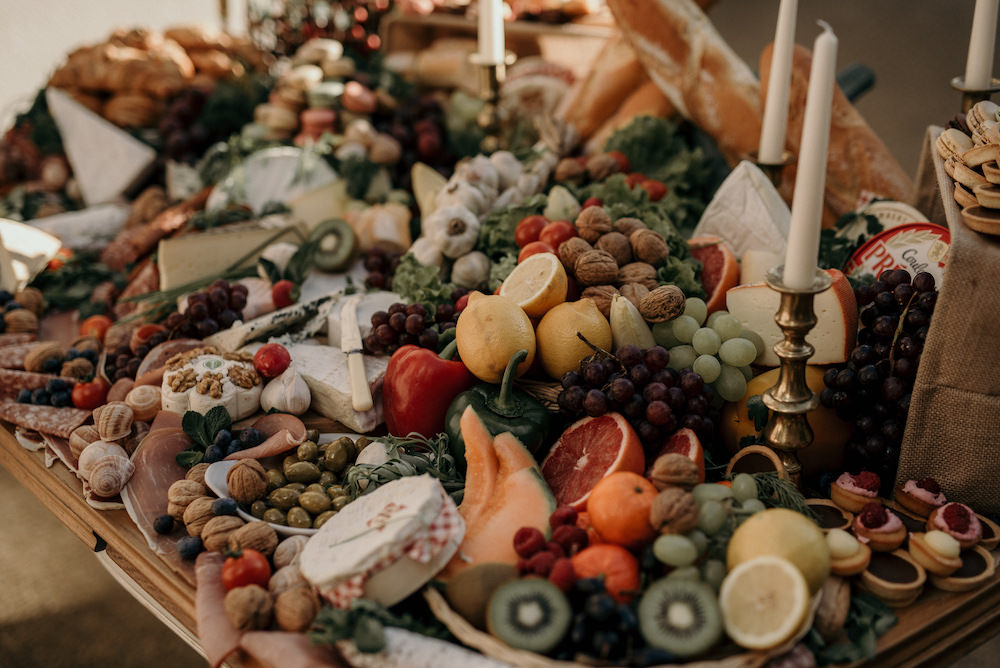 Grazing Table Food Sharing Platter France Elopement Ideas Pierra G Photography