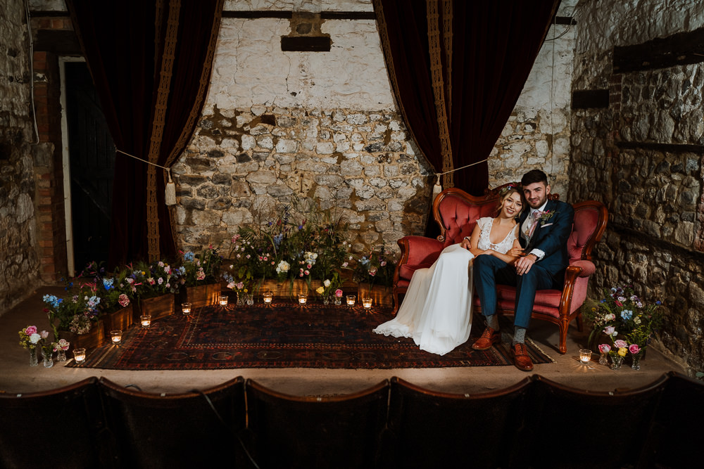Theatre Stage Great Comp Garden Wedding Nicola Dawson Photography