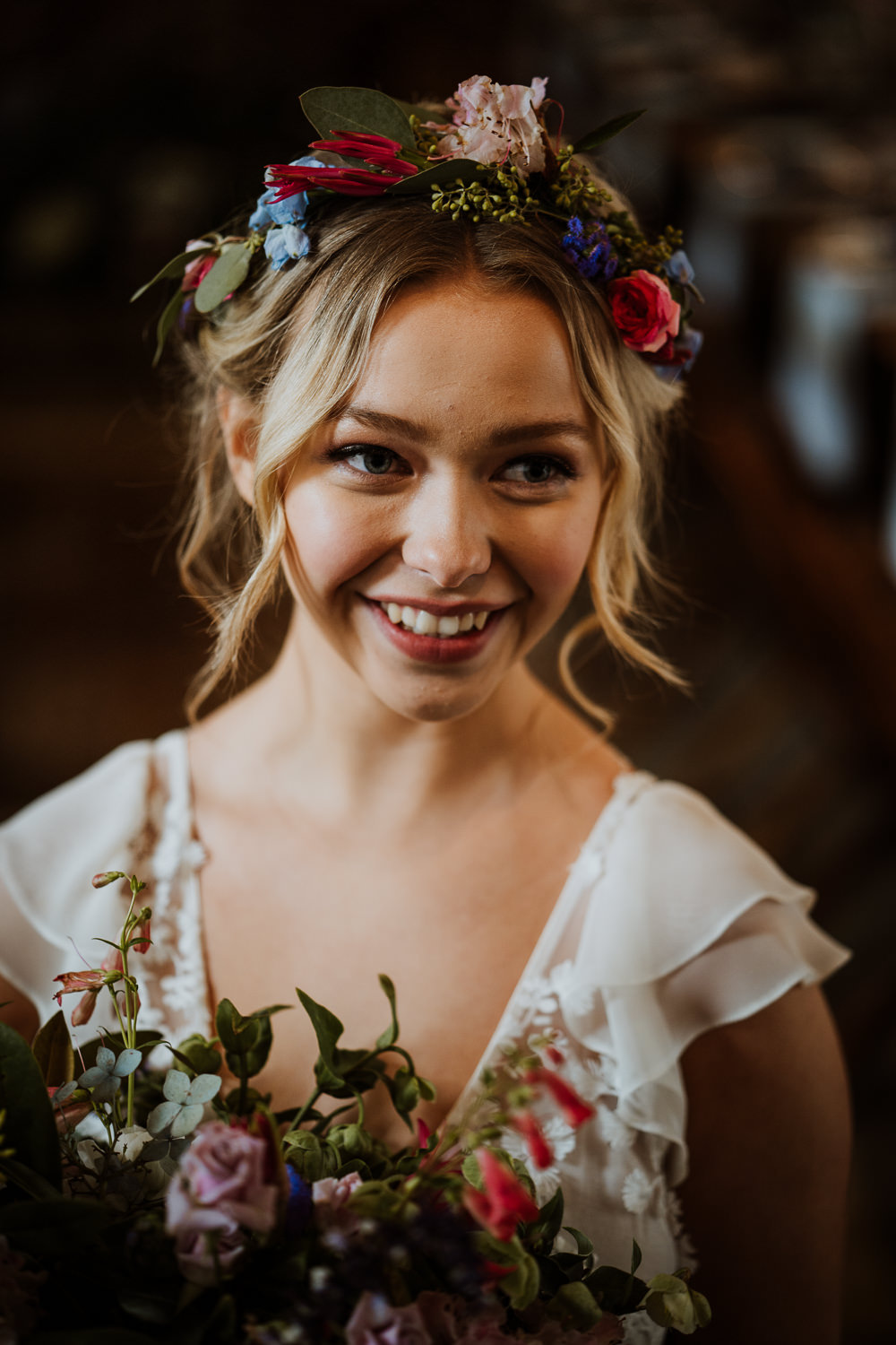 Bride Bridal Make Up Great Comp Garden Wedding Nicola Dawson Photography