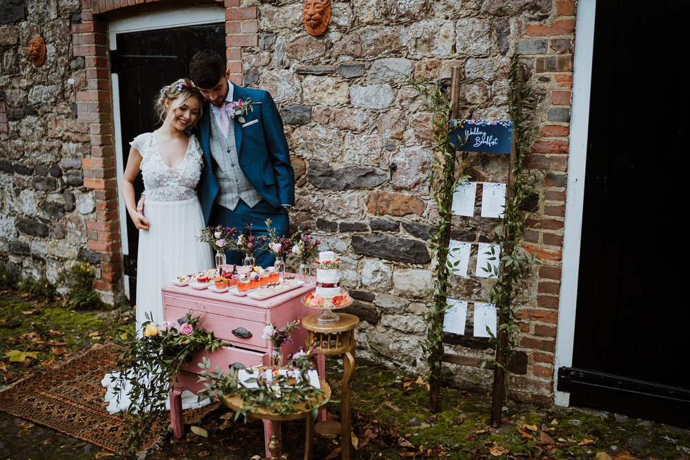 Grazing Food Table Sharing Platter Pink Dresser Great Comp Garden Wedding Nicola Dawson Photography