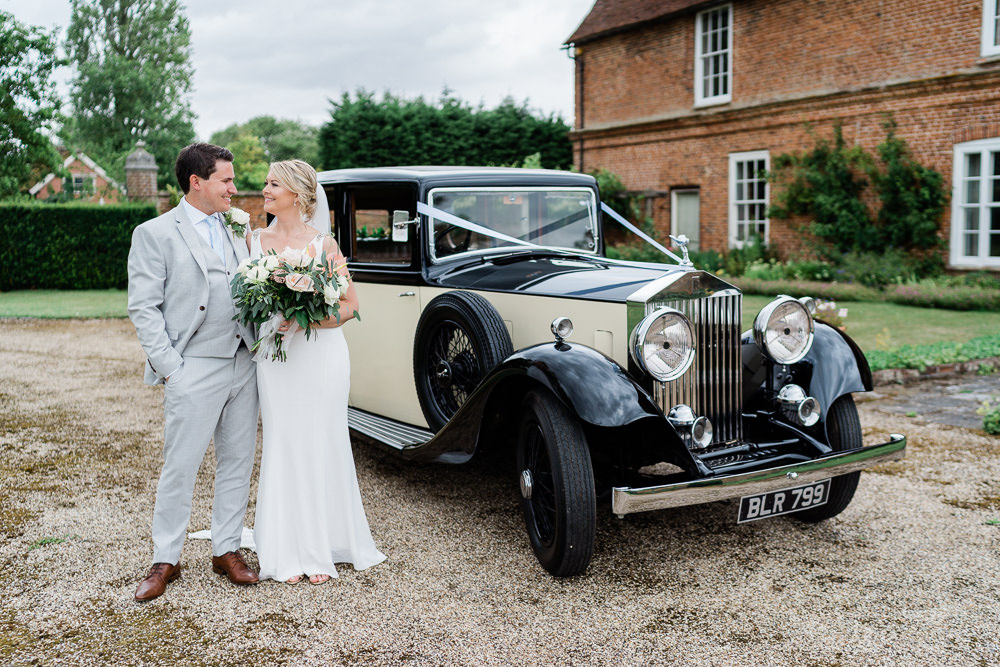 Classic Car Transport Great Lodge Wedding Gemma Giorgio Photography