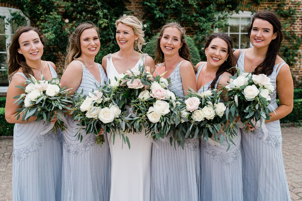 Bridesmaids Bridesmaid Dress Dresses Grey Beaded Great Lodge Wedding Gemma Giorgio Photography