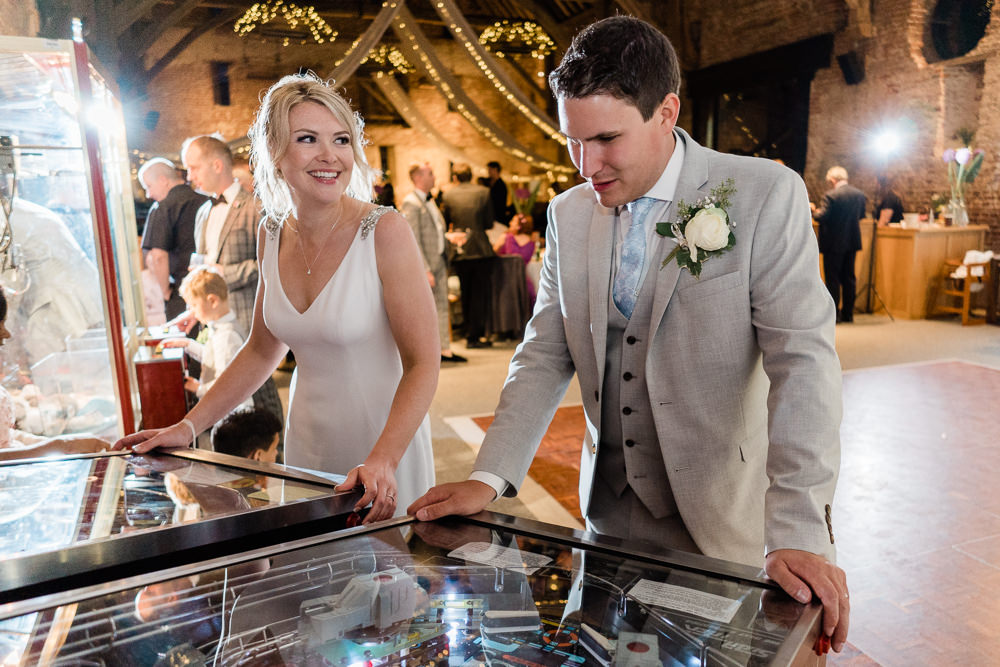 Arcade Games Great Lodge Wedding Gemma Giorgio Photography