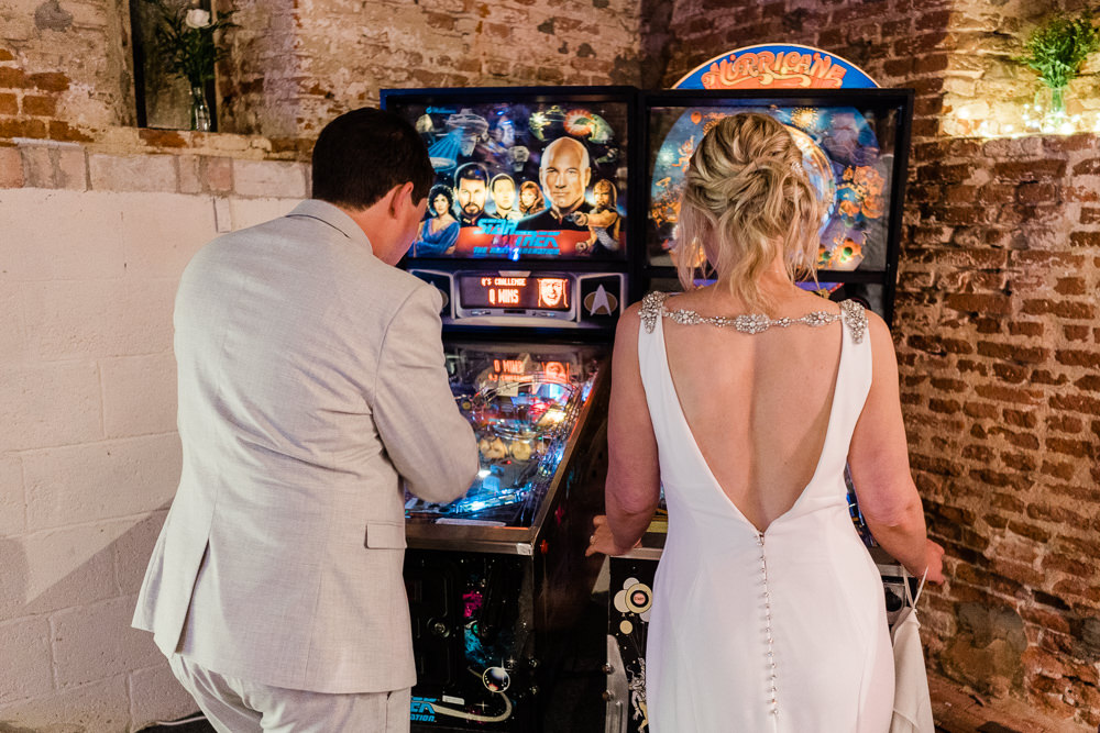 Arcade Games Great Lodge Wedding Gemma Giorgio Photography