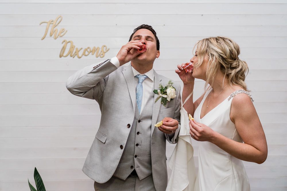 Photo Booth Backdrop Great Lodge Wedding Gemma Giorgio Photography