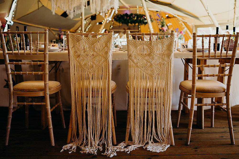 Macrame Chair Covers Hadsham Farm Wedding Victoria Somerset How Photography