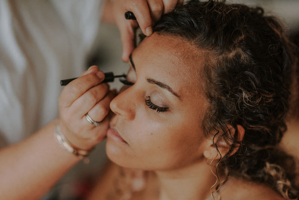 Bride Bridal Make Up Happy Valley Wedding Alice Cunliffe Photography