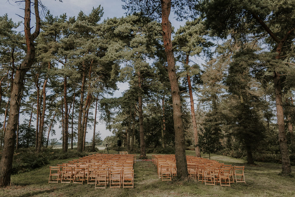 Woodland Outdoor Ceremony Happy Valley Wedding Alice Cunliffe Photography