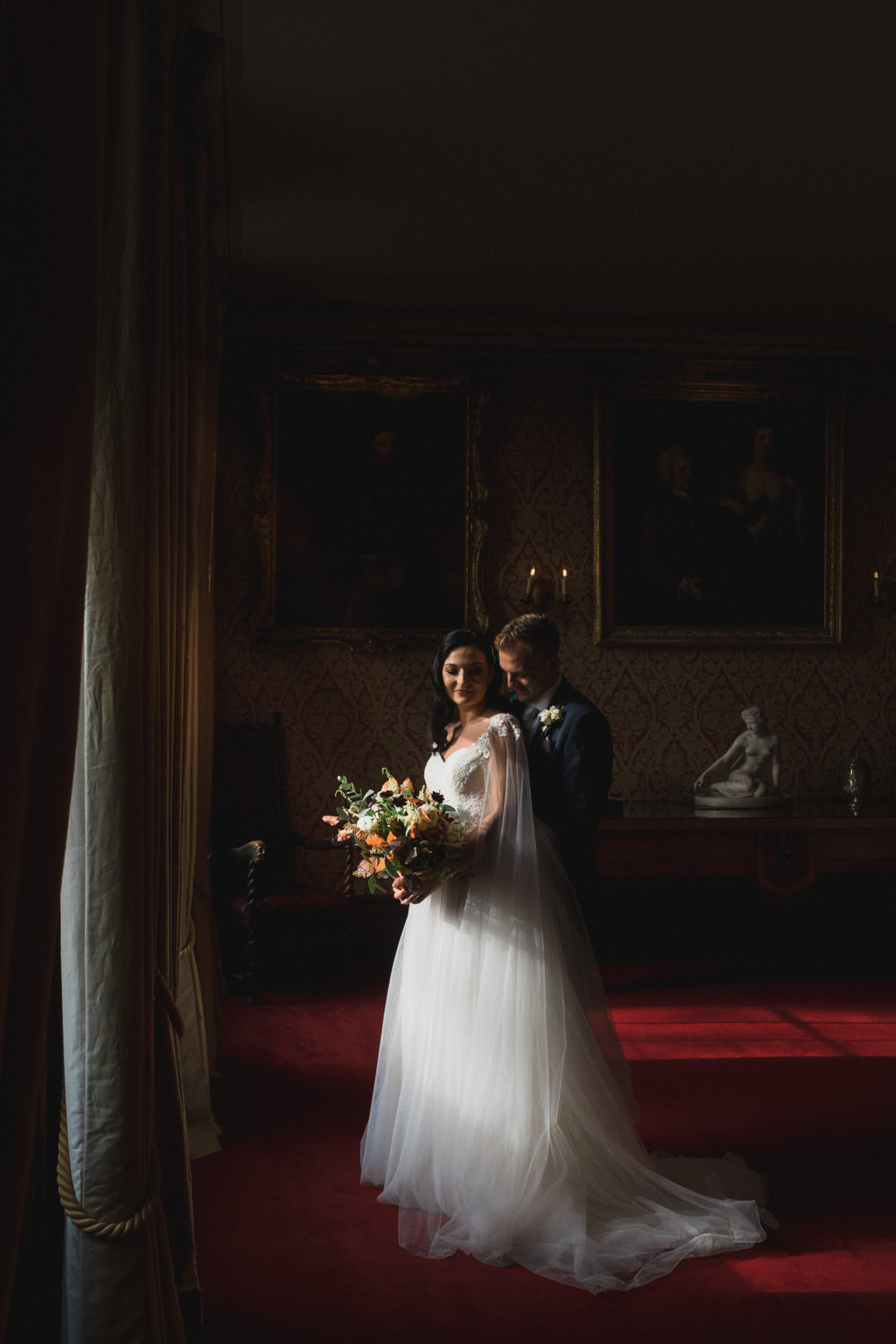 Modern Romantic Wedding Red Maple Photography